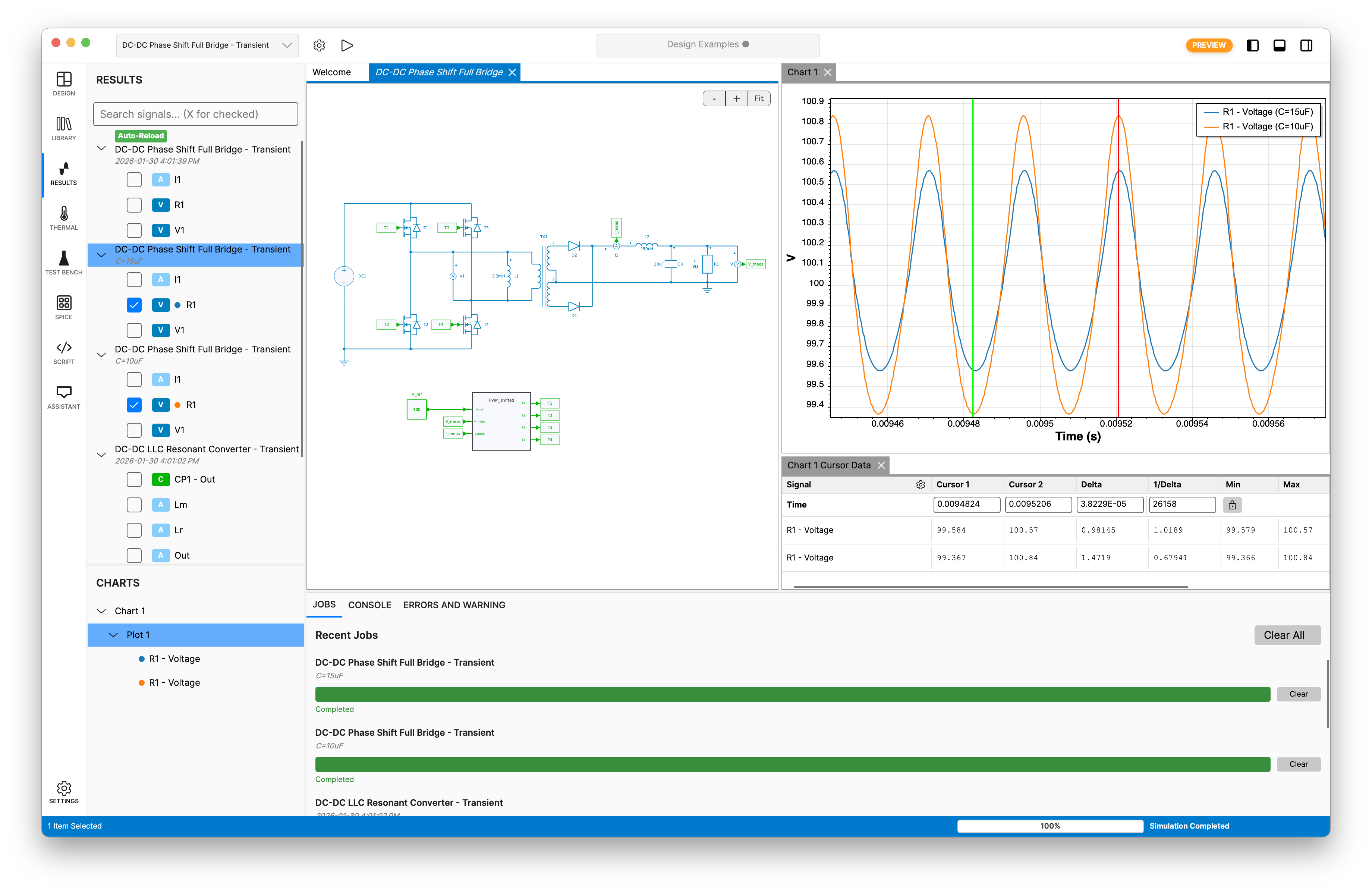 SIMBA Desktop graphical interface